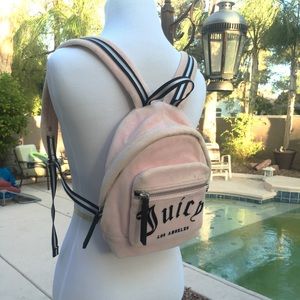 Juicy Couture velour mini backpack